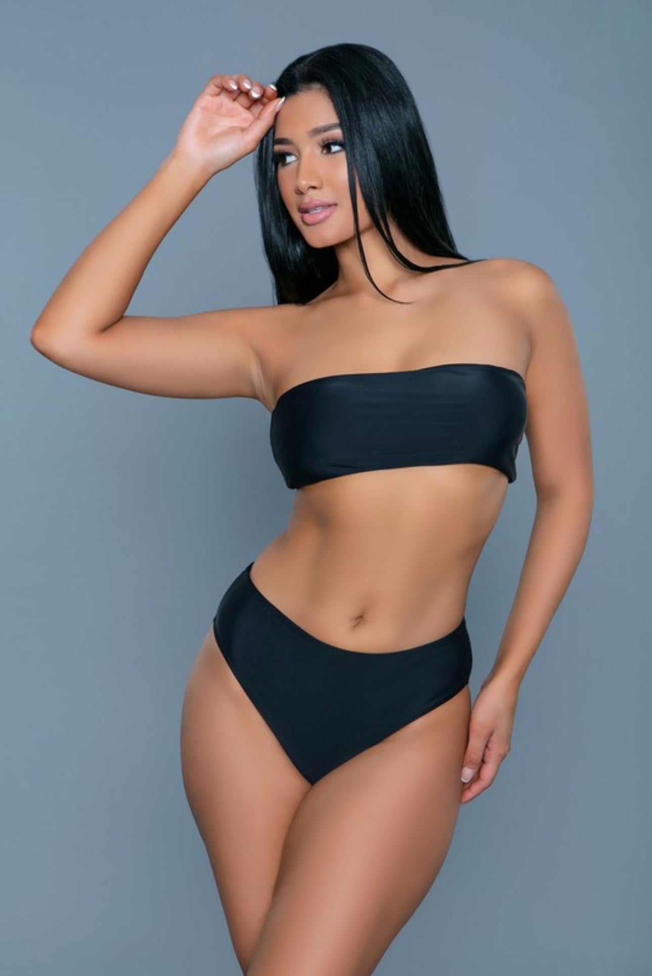 Sleek Strapless Bikini Set